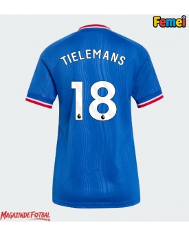 Manchester United Youri Tielemans #18 Tricou Fotbal Replică 2026-27 Femei Deplasare